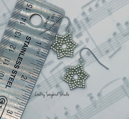 Mini Star Shine Earring - Silver