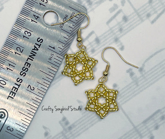 Mini Star Shine Earring - Gold/Silver-lined