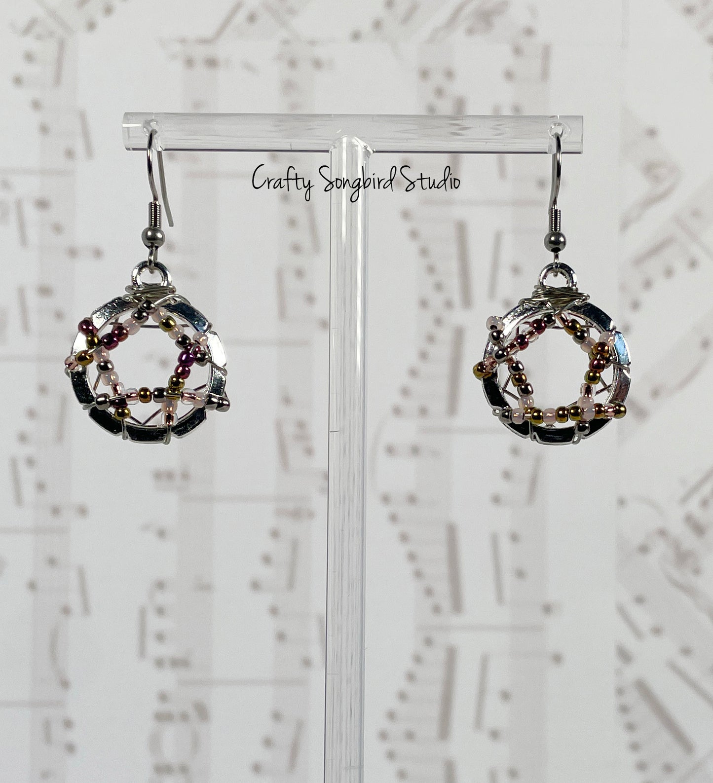 Circlet Earrings - Autumn Mix
