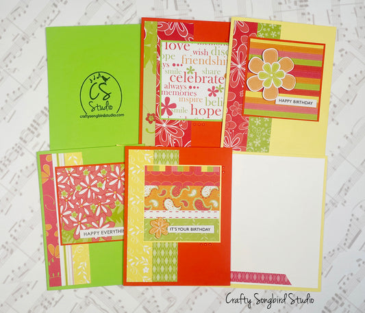 Citrus Celebration Handmade Cards