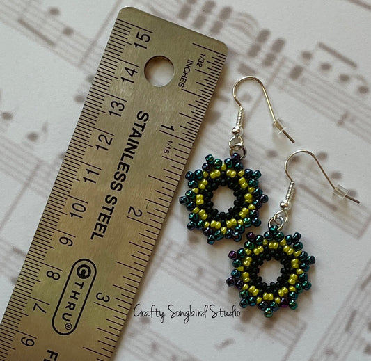 Pretty Posy Earrings - Pansy