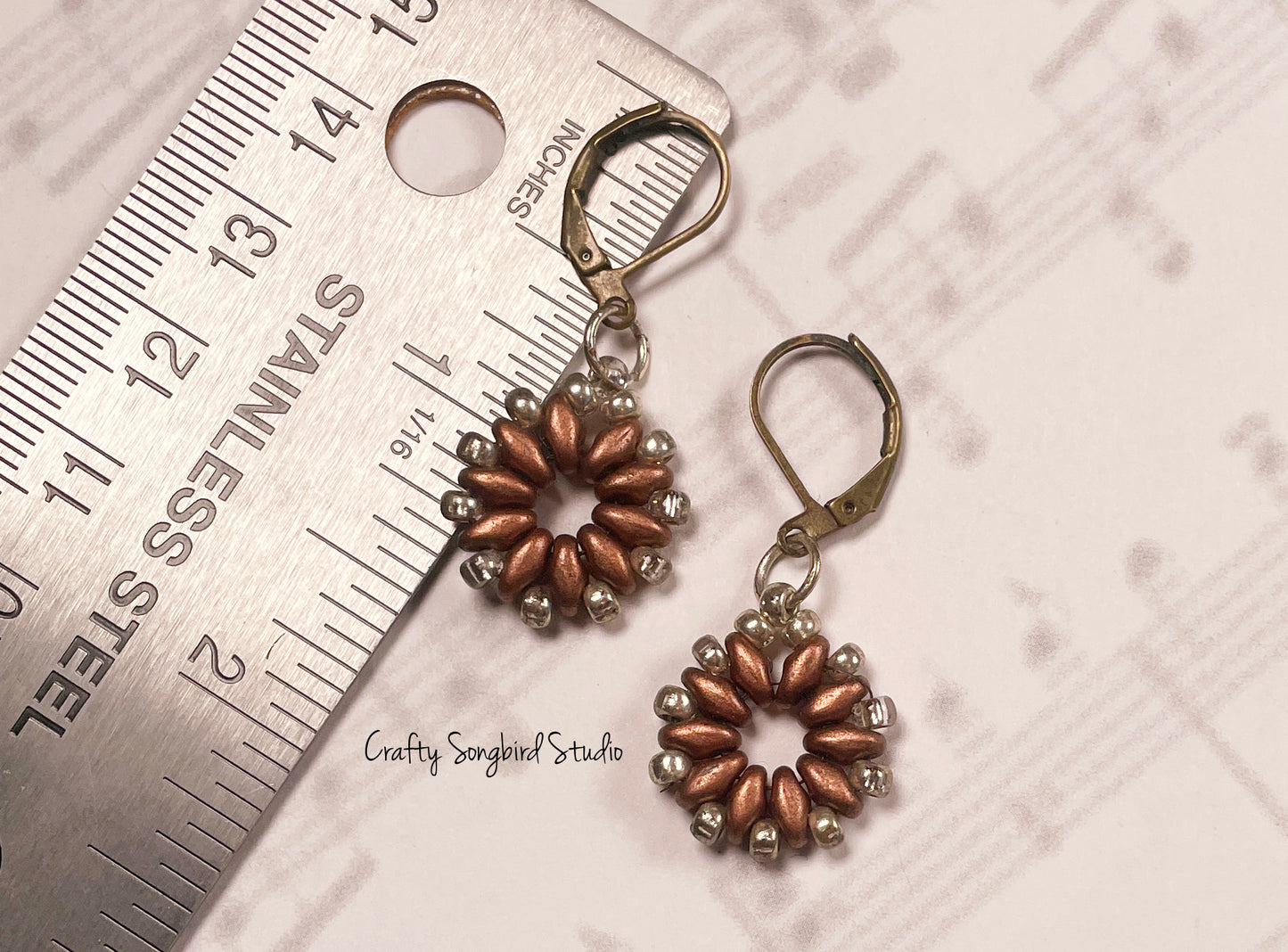 Coin Earring - Copper