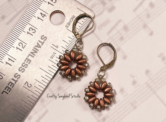 Coin Earring - Copper