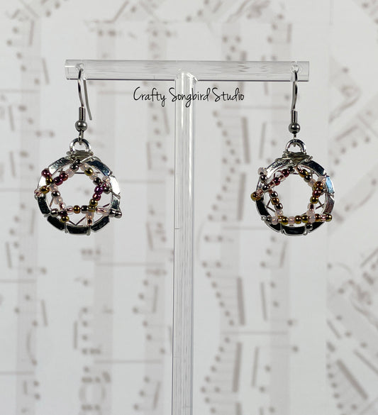 Circlet Earrings - Autumn Mix