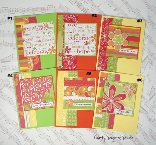 Citrus Celebration Handmade Cards