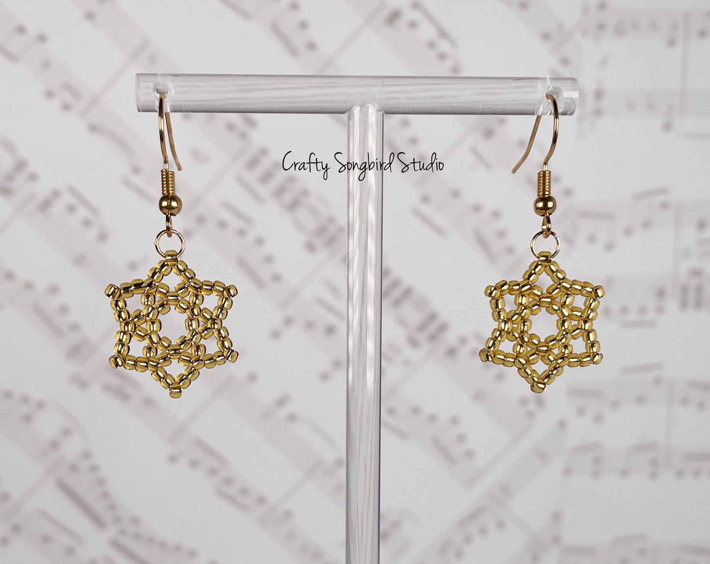 Mini Star Shine Earring - Gold/Silver-lined