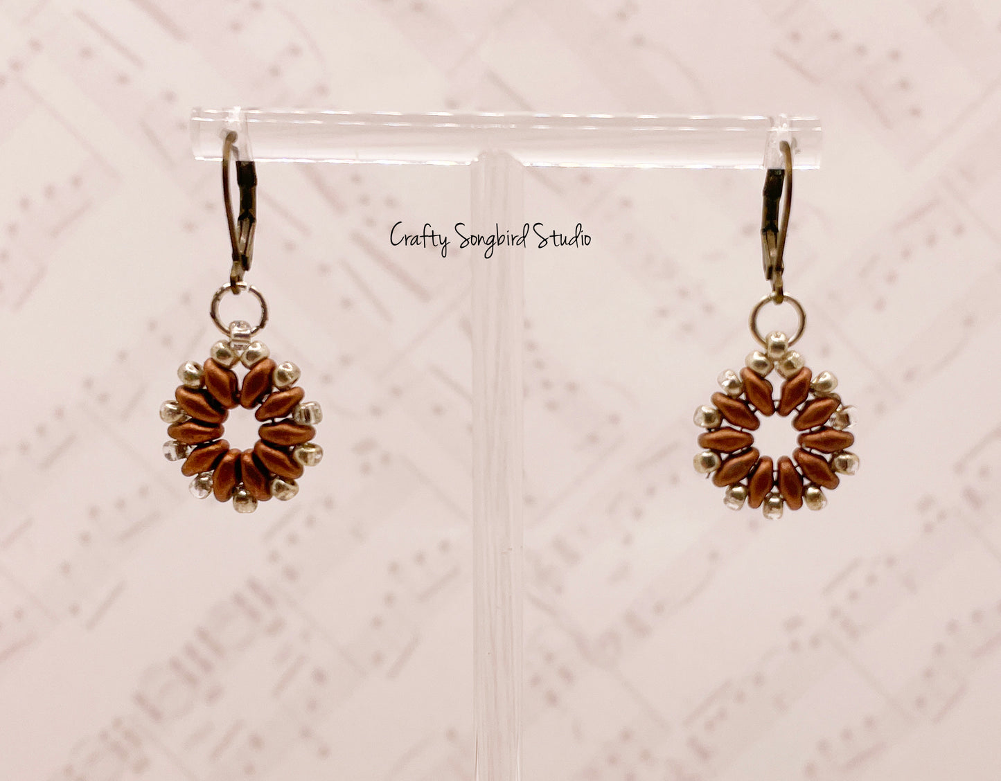 Coin Earring - Copper