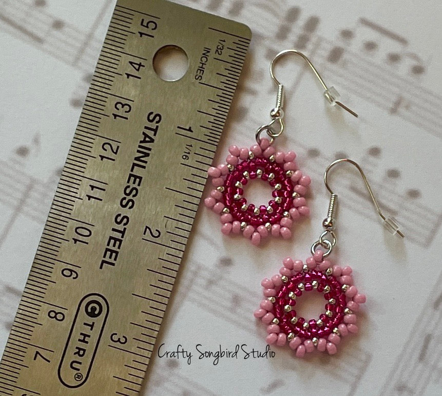 Pretty Posy Earrings - Primrose (Dark)